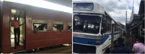 Sri Lanka train and bus