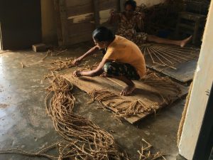 Coir factory in Dodenduwa